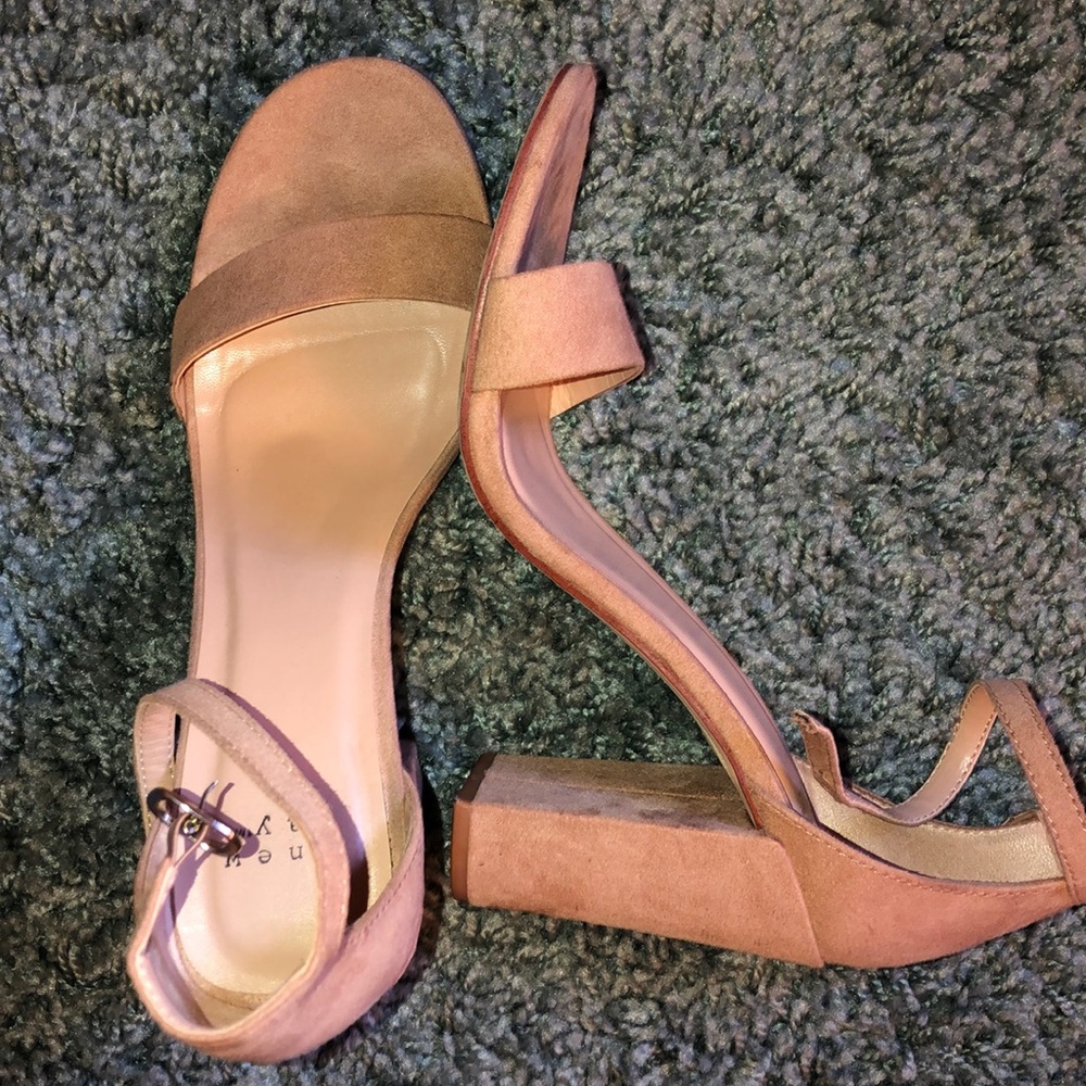 Nude high heels